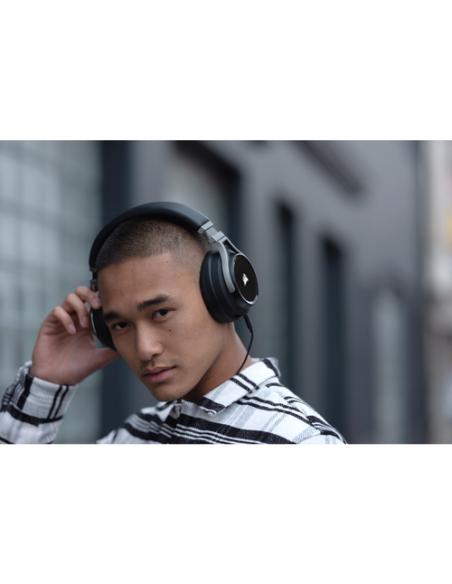 Corsair Virtuoso RGB Auriculares Inalámbrico y alámbrico Diadema Juego USB tipo A Carbono