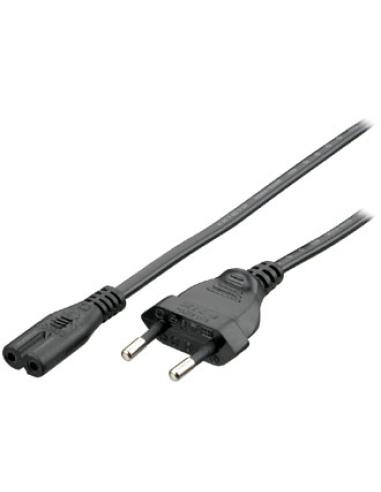 Equip 112160 Negro 1,8 m C7 acoplador CEE7/16