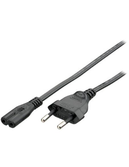 Equip 112160 Negro 1,8 m C7 acoplador CEE7/16
