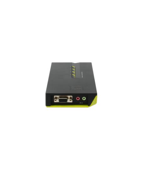 LevelOne Switch KVM de 4 puertos USB con Audio