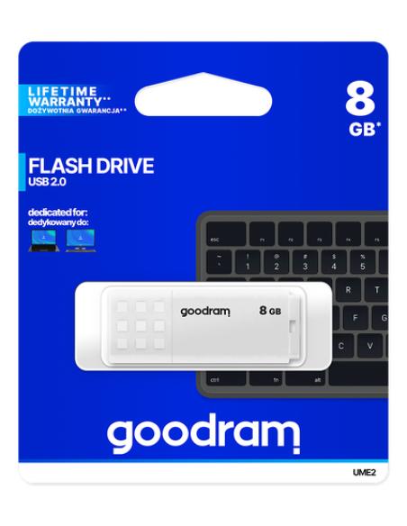 Goodram UME2 unidad flash USB 8 GB USB tipo A 2.0 Blanco