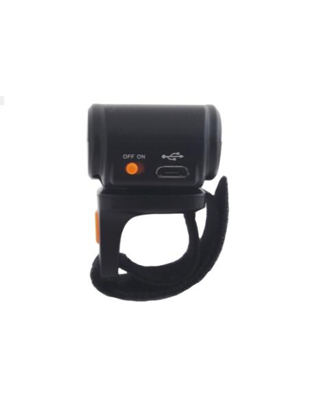 Approx APPLS12R lector de código de barras Lector de códigos de barras manos libres 1D Laser Negro, Naranja