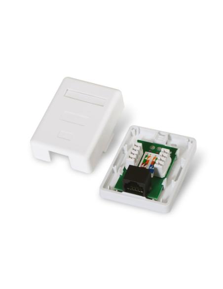 AISENS A139-0301 caja de conexiones de red Cat6 Blanco