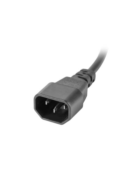 Lanberg PDU-10I-0200-IEC-BK unidad de distribución de energía (PDU) 10 salidas AC 1U Negro