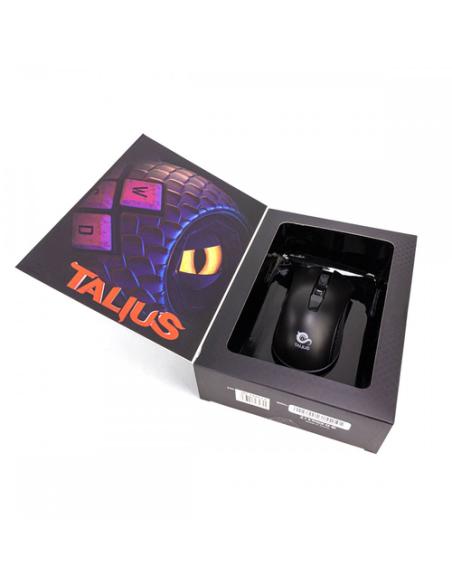 TALIUS Lancer ratón Juego Ambidextro USB tipo A Óptico 6400 DPI