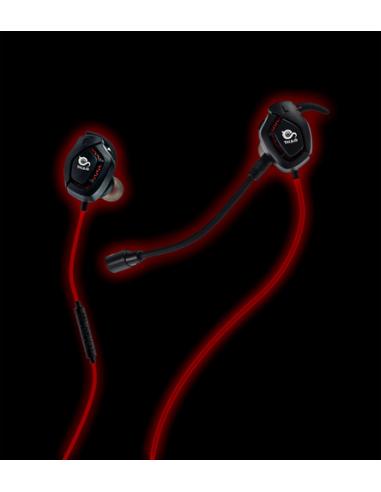 TALIUS Intrauricular gaming Rex black/red