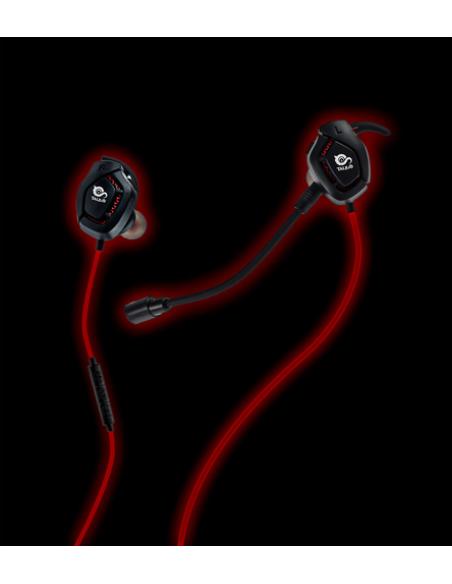 TALIUS Intrauricular gaming Rex black/red