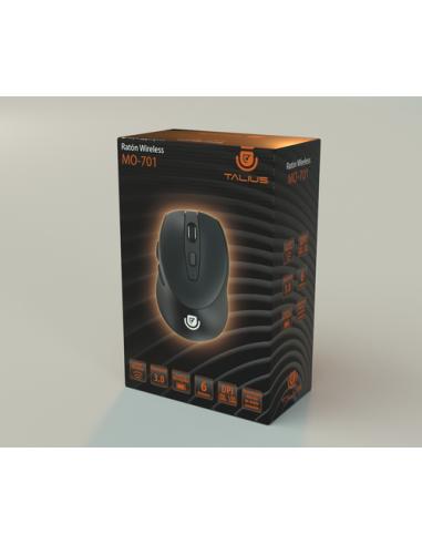TALIUS Ratón inalámbrico MO-701 RF/BT USB black
