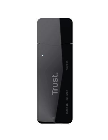 Trust NANGA lector de tarjeta USB 3.2 Gen 1 (3.1 Gen 1) Type-A Negro