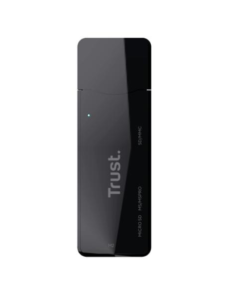 Trust NANGA lector de tarjeta USB 3.2 Gen 1 (3.1 Gen 1) Type-A Negro