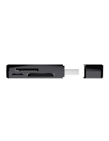 Trust NANGA lector de tarjeta USB 3.2 Gen 1 (3.1 Gen 1) Type-A Negro