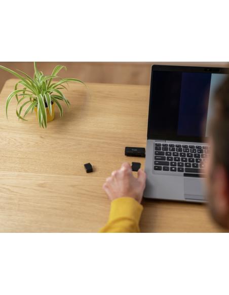 Trust NANGA lector de tarjeta USB 3.2 Gen 1 (3.1 Gen 1) Type-A Negro