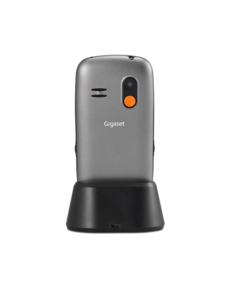 Gigaset GL390 5,59 cm (2.2") 88 g Gris Teléfono para personas mayores