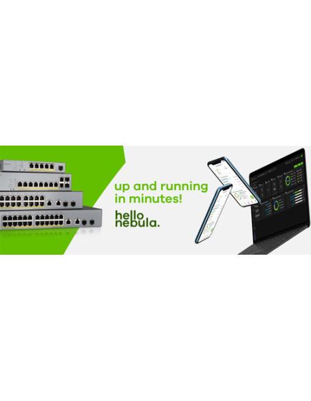 Zyxel GS1350-12HP-EU0101F switch Gestionado L2 Gigabit Ethernet (10/100/1000) Energía sobre Ethernet (PoE) Gris