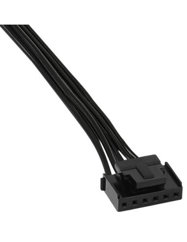 Aerocool ASTRO24 Doble Ventilador PC 12cm ARGB LED Soporte Antivibración Negro