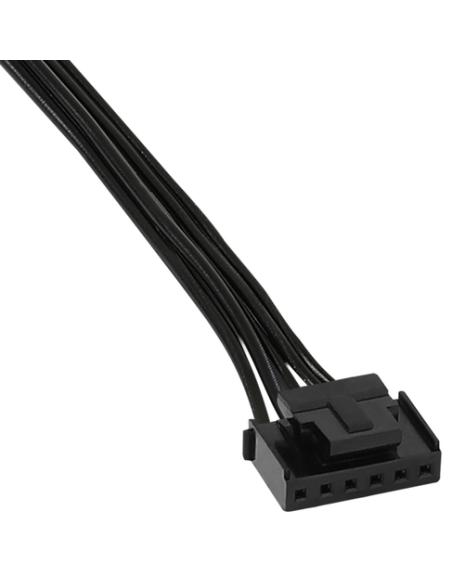 Aerocool ASTRO24 Doble Ventilador PC 12cm ARGB LED Soporte Antivibración Negro