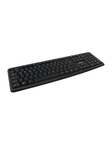Equip 245202 teclado Ratón incluido Oficina USB QWERTY Portugués Negro