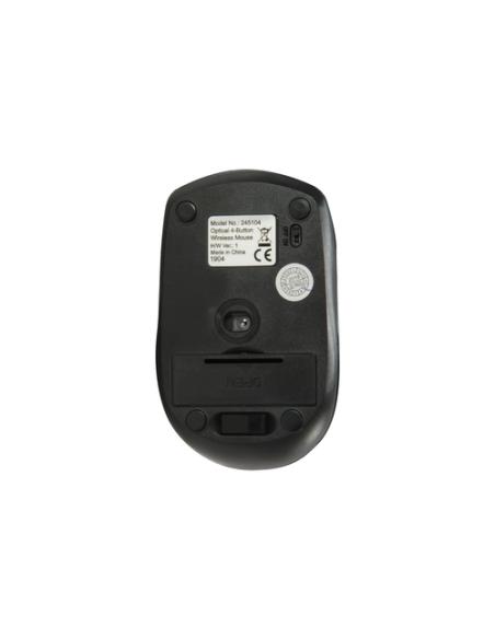 Equip 245104 ratón Viajes Ambidextro RF inalámbrico Óptico 1600 DPI