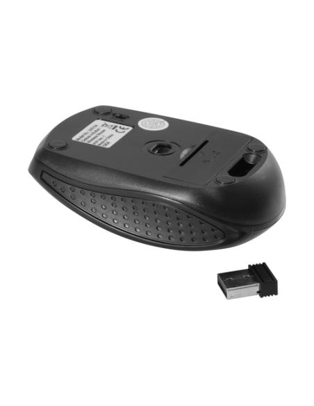 Equip 245104 ratón Viajes Ambidextro RF inalámbrico Óptico 1600 DPI