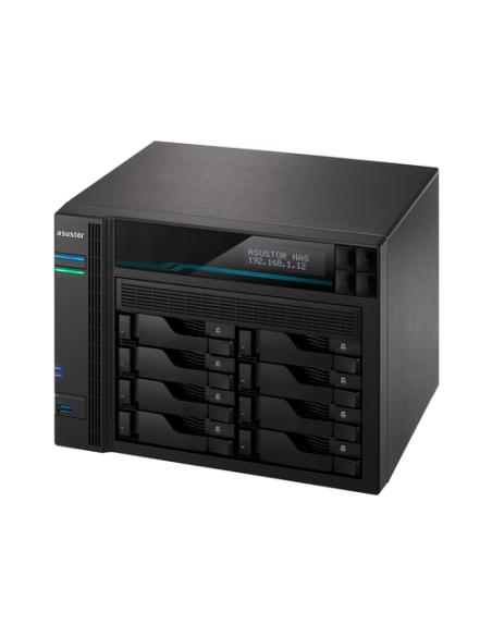 Asustor AS6508T NAS Torre Intel Atom® C3538 8 GB DDR4 0 TB ADM Negro