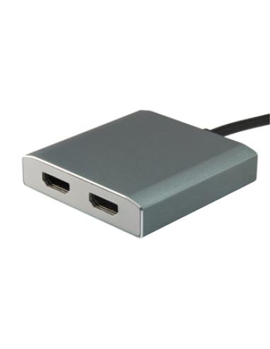 Equip 133464 Adaptador gráfico USB 4096 x 2160 Pixeles Gris
