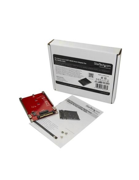 StarTech.com Tarjeta Adaptador PCI Express M.2 a U.2 SFF8639 para SSD NVMe M.2 - Conversor para SSD M.2 - Tarjeta Anfitrión para