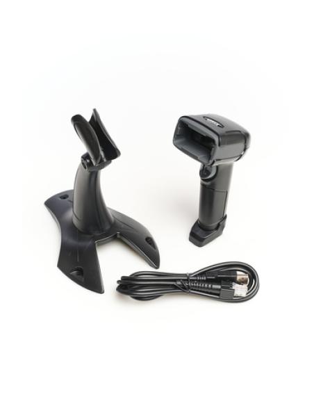 iggual IGG315651 lector de código de barras Lector de códigos de barras portátil 1D/2D Negro