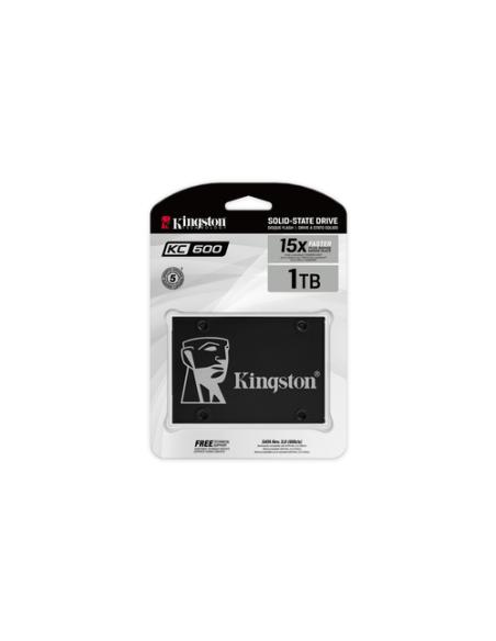 Kingston Technology Disco SSD KC600 SATA3 2,5" de 1024 G