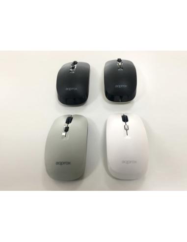 Approx XM180 ratón Oficina mano derecha RF inalámbrico Óptico 1600 DPI