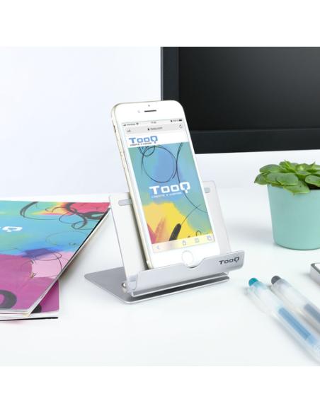 TooQ PH0002-S soporte Soporte pasivo Teléfono móvil/smartphone, Tablet/UMPC Plata