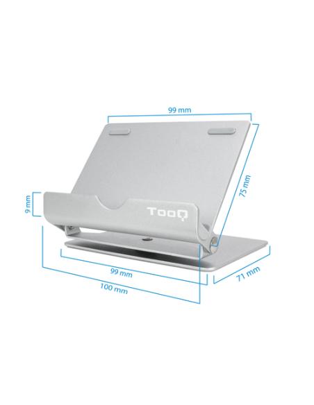 TooQ PH0002-S soporte Soporte pasivo Teléfono móvil/smartphone, Tablet/UMPC Plata