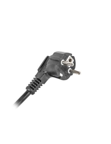 Lanberg PDU-07F-0200-BK unidad de distribución de energía (PDU) 7 salidas AC 1U Negro