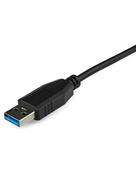 StarTech.com Adaptador Tarjeta de Red Externa USB 3.0 a Ethernet Gigabit - Conversor de Red NIC 10/100/1000 - Adaptador LAN Exte