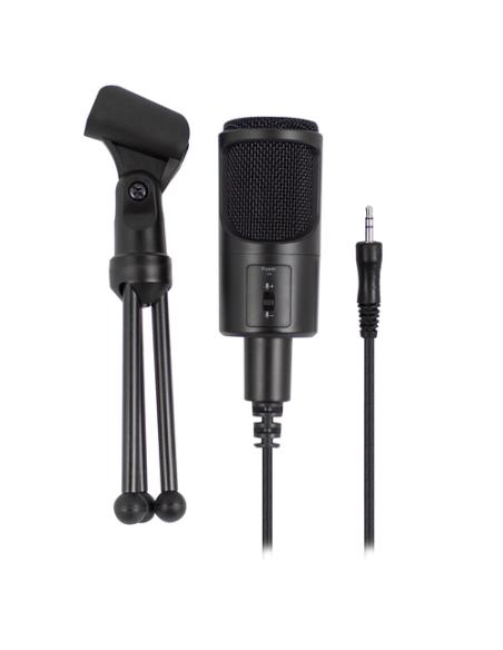 Ewent EW3552 micrófono Negro Micrófono para PC