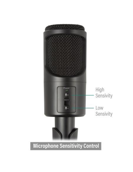 Ewent EW3552 micrófono Negro Micrófono para PC