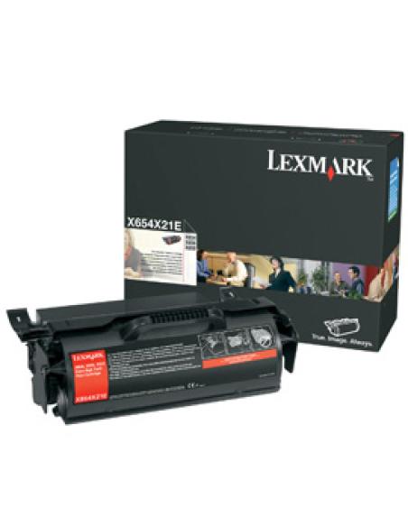 Lexmark X654, X656, X658 Extra High Yield Print Cartridge cartucho de tóner Original Negro