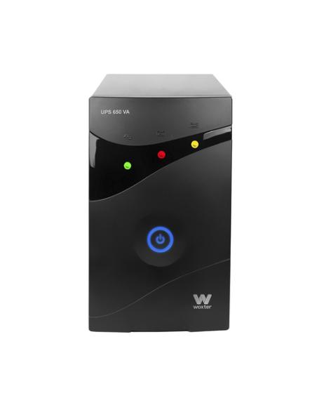 Woxter PE26-062 sistema de alimentación ininterrumpida (UPS) 0,65 kVA 360 W 3 salidas AC