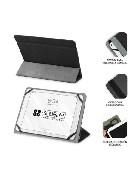 SUBBLIM Funda Tablet Universal Freecam Case 10,1" Black