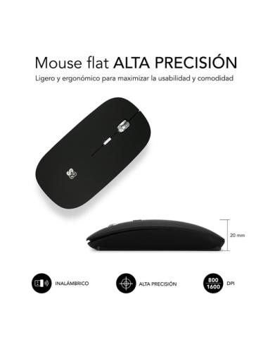 SUBBLIM Maletín con Ratón Select Pack Wireless Mouse USB + Laptop bag 15,6"