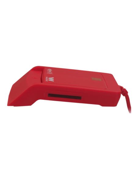 Woxter PE26-148 lector de tarjeta inteligente Interior USB USB 2.0 Rojo