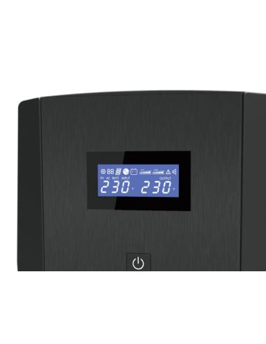 Conceptronic ZEUS04EM sistema de alimentación ininterrumpida (UPS) Línea interactiva 2,2 kVA 1320 W 5 salidas AC