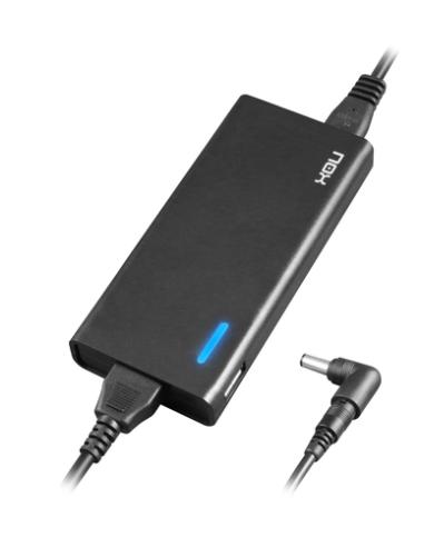 NOX NXPWR90NB adaptador e inversor de corriente Interior 90 W Negro