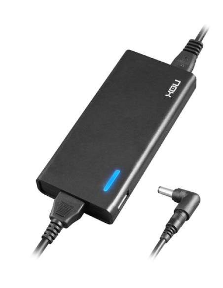 NOX NXPWR90NB adaptador e inversor de corriente Interior 90 W Negro