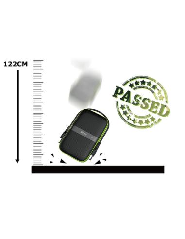 Silicon Power Armor A60 disco duro externo 4 TB 2.5" Micro-USB B 3.2 Gen 1 (3.1 Gen 1) Negro, Verde