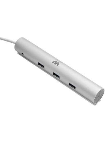 Woxter Hub 73 USB 3.2 Gen 1 (3.1 Gen 1) Type-A 5000 Mbit/s Plata
