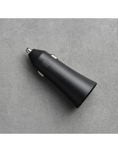 Xiaomi Mi 37W Dual-Port Car Charger Universal Negro Encendedor de cigarrillos Auto