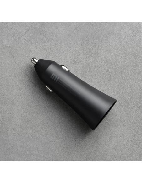Xiaomi Mi 37W Dual-Port Car Charger Universal Negro Encendedor de cigarrillos Auto
