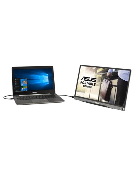 ASUS ZenScreen MB16ACE pantalla para PC 39,6 cm (15.6") 1920 x 1080 Pixeles Full HD LED Gris