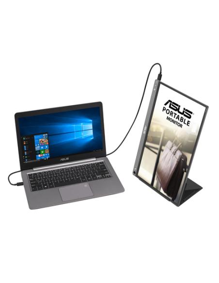 ASUS ZenScreen MB16ACE pantalla para PC 39,6 cm (15.6") 1920 x 1080 Pixeles Full HD LED Gris
