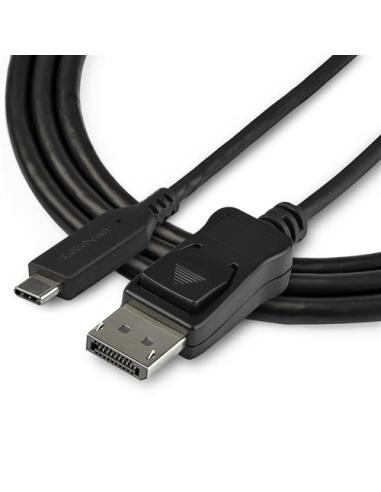 StarTech.com Cable de 1m USB-C a DisplayPort 1.4 - Convertidor Adaptador de Vídeo USB Tipo C 8K/5K/4K - HBR3/HDR/DSC - Cable Con